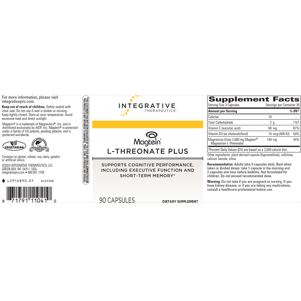 Magtein® L-Threonate Plus