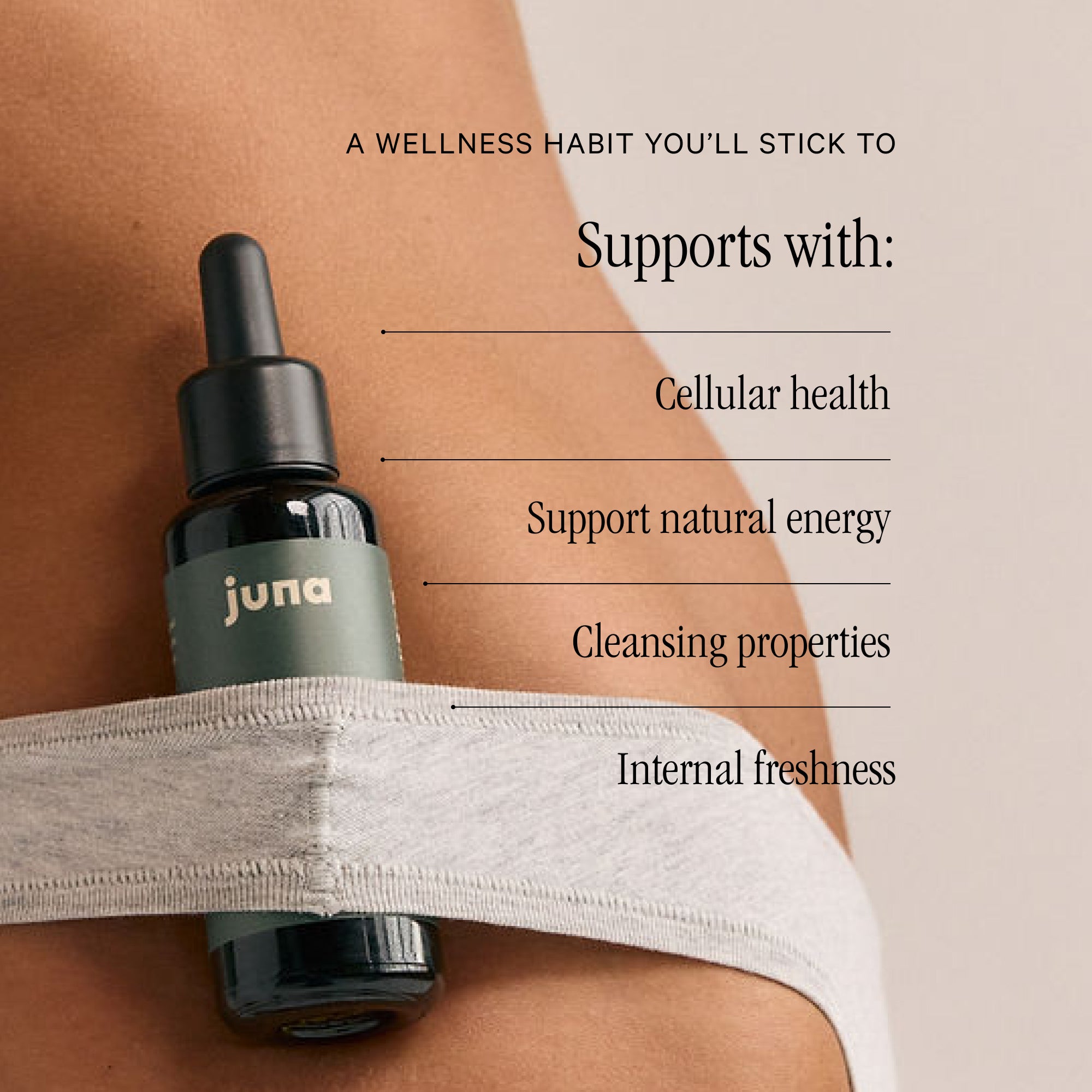 juna supplement panel for chlorophyll support