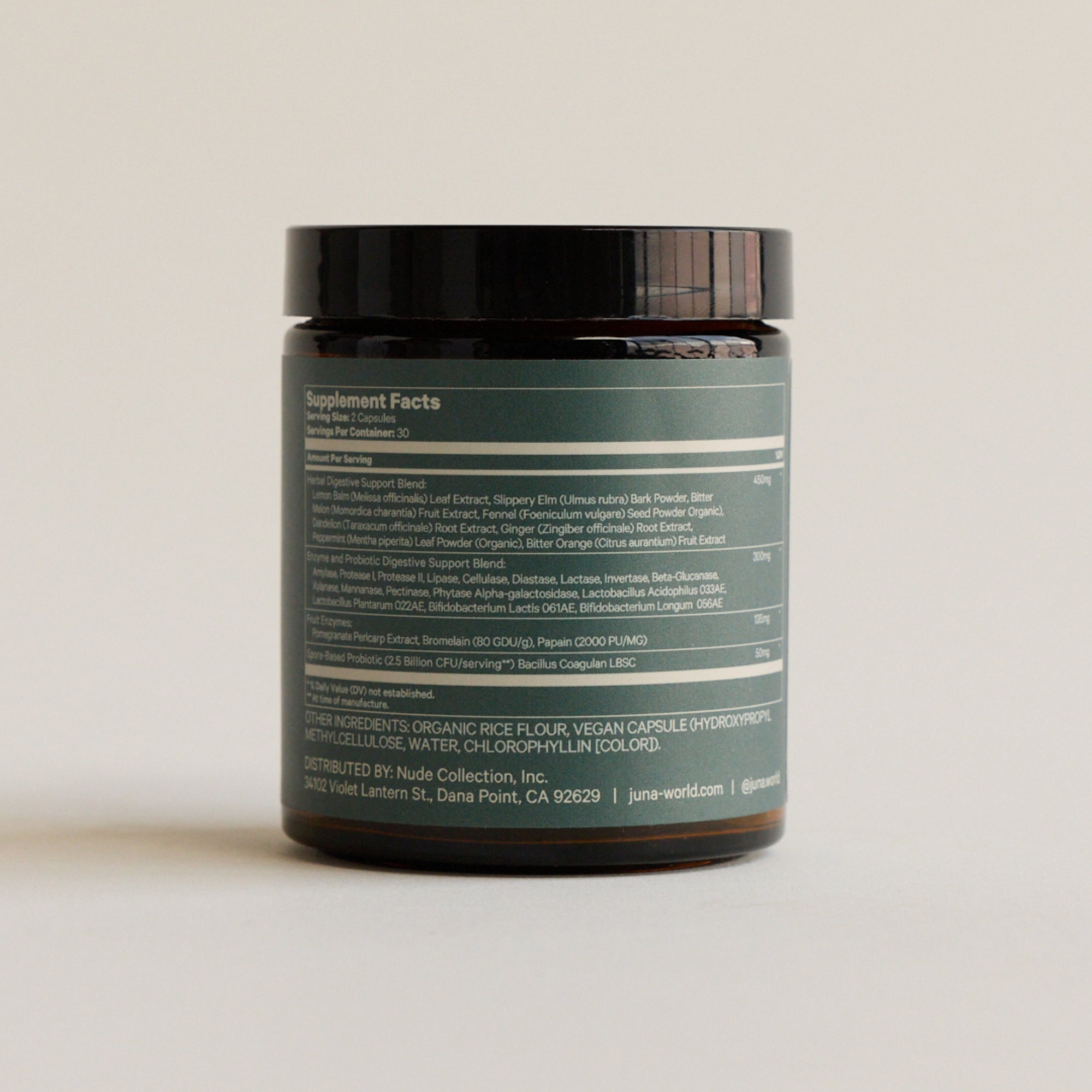 ingredients in juna's digestive enzymes