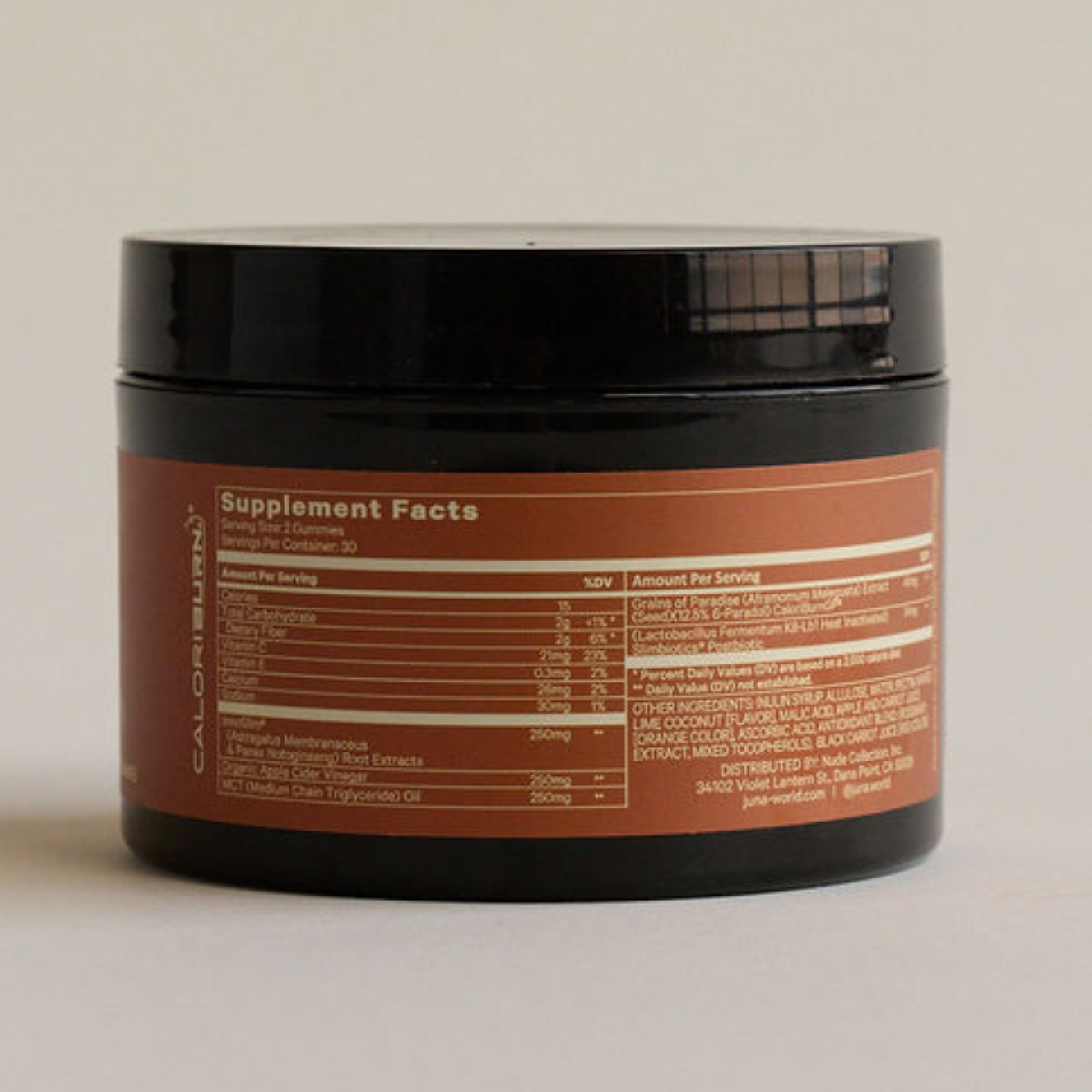 juna smart burn supplement panel