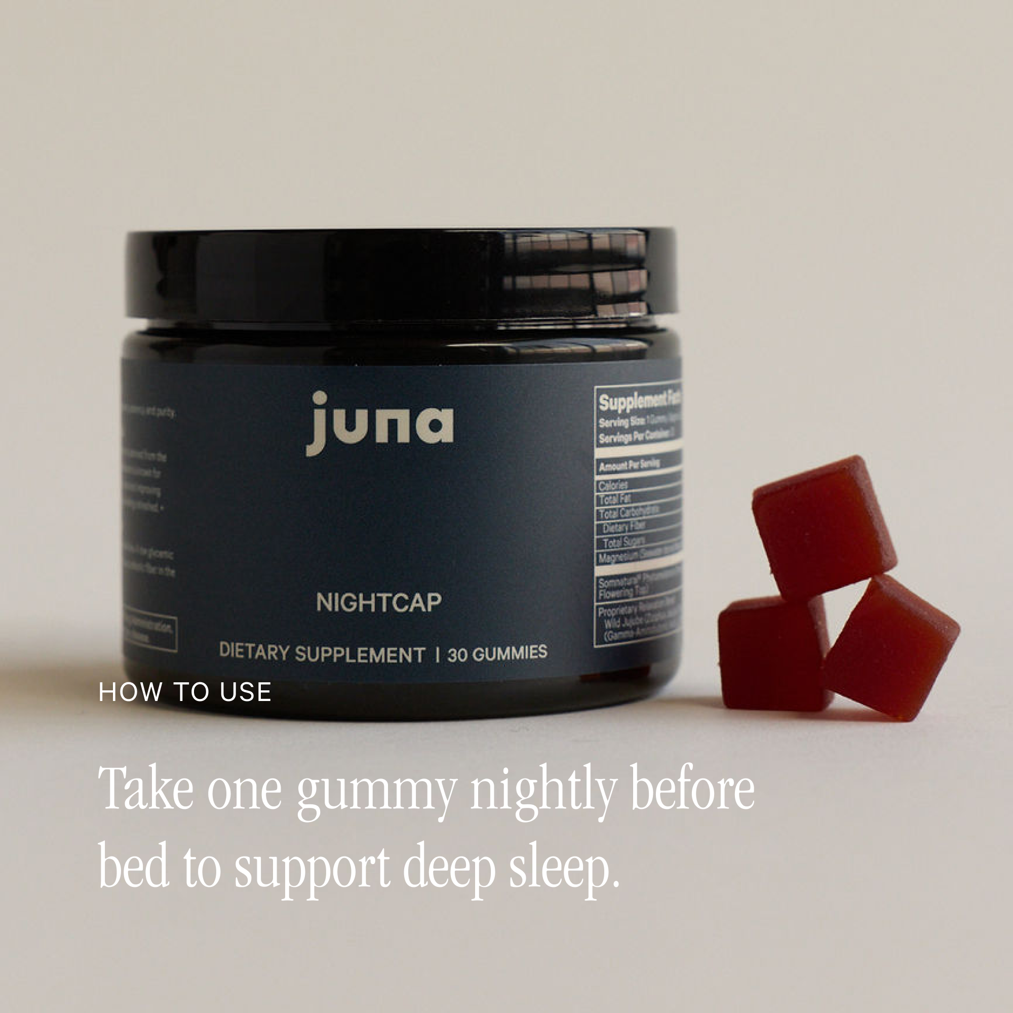 nightly natural sleep gummy